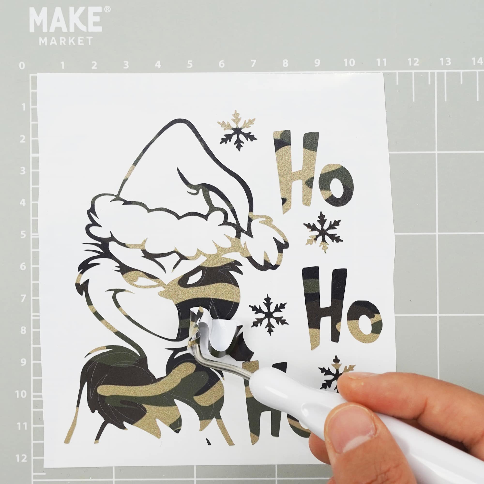 12 Pack: Camouflage Pattern Permanent Vinyl by Make Market®